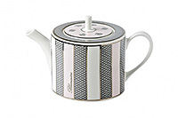 Заварочный чайник с крышкой из костяного фарфора 12,2x12,2x11,5 см