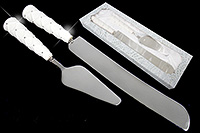 Лопатка керамическая для торта 25,5 см и нож 35 см