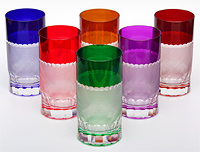 Набор хрустальных бокалов для воды (стаканы) 350 мл
