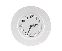 Часы круглые настенные из фарфора 27 см