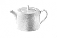 Заварочный чайник с крышкой из костяного фарфора 12,2x12,2x11,5 см