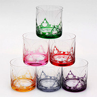 Набор бокалов для воды из богемского стекла (стаканы) 410 мл