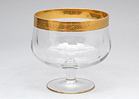 Варенница (Ваза для варенья) из богемского стекла 13 см