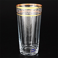 Набор бокалов для воды из богемского стекла (стаканы) 400 мл