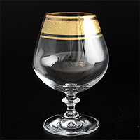 Набор бокалов из богемского стекла для бренди и коньяка 400 мл