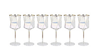 Набор бокалов для вина из стекла (фужеры) 450 мл