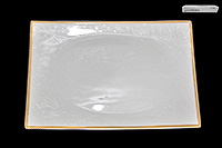 Блюдо прямоугольное сервировочное фарфоровое (Прямоугольник) 31,5x20,5 см