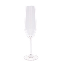 Набор бокалов для шампанского из богемского стекла (фужеры) 220 мл
