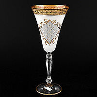 Набор бокалов для вина из богемского стекла (фужеры) 250 мл