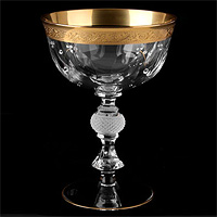 Набор креманок для мартини из богемского стекла 300 мл