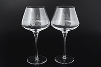 Набор бокалов для вина из богемского стекла (фужеры) 680 мл