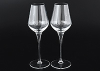 Набор бокалов для вина из богемского стекла (фужеры) 310 мл