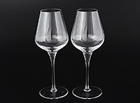 Набор бокалов для вина из богемского стекла (фужеры) 195 мл