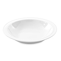 Тарелка глубокая (суповая) фарфоровая 21,5 см