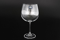 Набор бокалов для вина из богемского стекла (фужеры) 670 мл