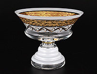 Конфетница из богемского стекла (Ваза для конфет) 16 см