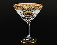 Набор креманок для мартини из богемского стекла