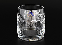 Набор бокалов для виски из богемского  стекла (стаканы) 290 мл