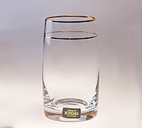 Набор бокалов для воды из богемского стекла (стаканы) 250 мл