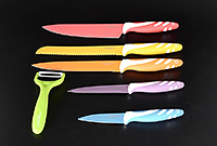 Набор из 6 кухонных ножей металлических