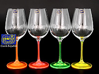 Набор бокалов для вина из стекла (фужеры) 350 мл