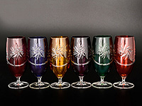 Набор бокалов для шампанского из хрусталя (фужеры) 330 мл