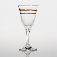 Набор бокалов для вина из богемского стекла 250 мл