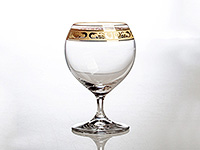 Набор бокалов для коньяка из богемского стекла 350 мл
