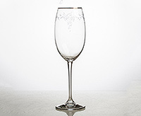 Набор бокалов для белого вина из богемского стекла (фужеры) 400 мл