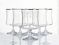 Набор бокалов для коньяка из богемского стекла 250 мл