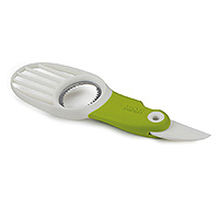Нож для авокадо из нержавеющей стали и пластика 10х21х21 см