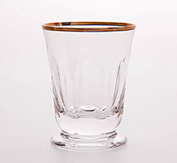 Набор бокалов для воды из богемского стекла (стаканы) 150 мл