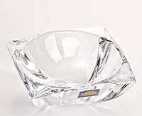 Конфетница из богемского стекла (Ваза для конфет) 15 см