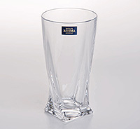 Бокал для воды (стакан) из богемского стекла 350 мл