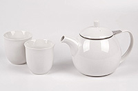 Подарочный чайный сервиз керамический 3 предмета