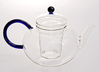 Заварочный чайник с крышкой стеклянный с ситом 1200 мл