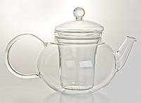 Заварочный чайник с крышкой стеклянный с ситом 600 мл