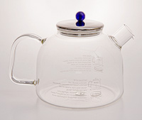 Заварочный чайник с крышкой стеклянный 1750 мл