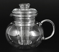 Заварочный чайник с крышкой из стекла 1100 мл