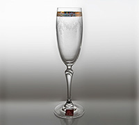Набор бокалов для шампанского из выдувного стекла (фужеры) 160 мл