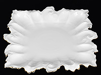 Блюдо квадратное сервировочное фарфоровое (Квадрат) 32 см