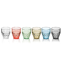 Набор бокалов для воды из пластика (стаканы) 350 мл