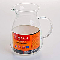 Заварочный чайник с крышкой из жаропрочного стекла 1300 мл
