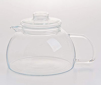 Заварочный чайник с крышкой из жаропрочного стекла 1400 мл