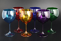 Набор бокалов для вина из богемского стекла (фужеры) 460 мл