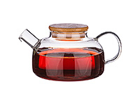 Заварочный чайник с крышкой стеклянный 600 мл