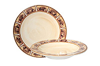 Набор керамических тарелок разного размера 2 предмета