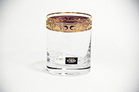Набор бокалов для виски (стаканы) из богемского стекла 320 мл