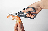 Ножницы для морепродуктов из стали и пластика 19 см