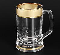 Кружка для пива из богемского стекла (Пивная кружка)  500 мл